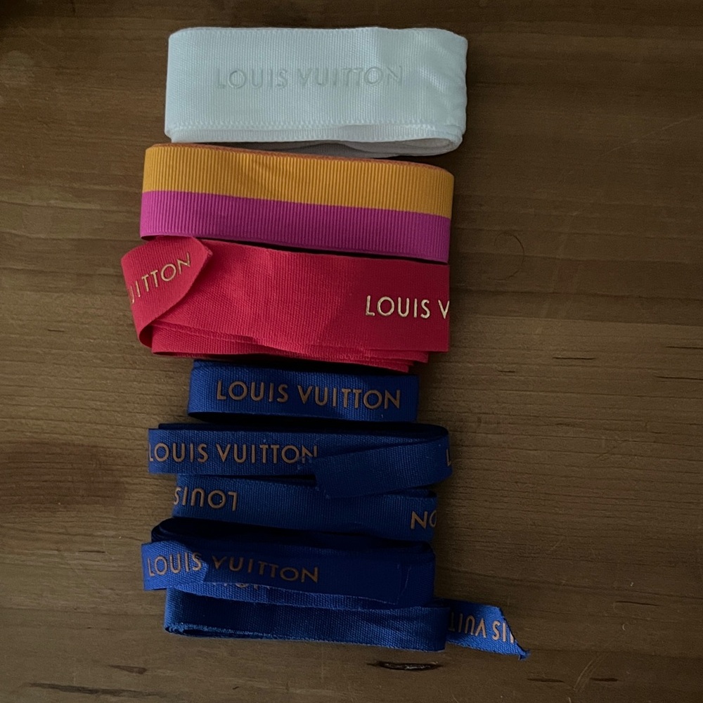 ~28’ collective total LV louis vuitton ribbon variety
